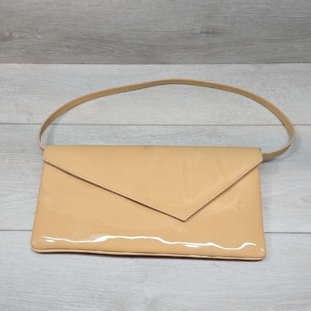 L.K.Bennett London Women Elegant Tan Clutch Bag Shoulder Hobo